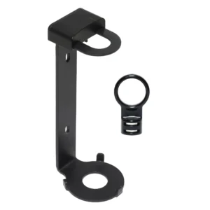 Supporto a muro in acciaio nero per dispenser Refill